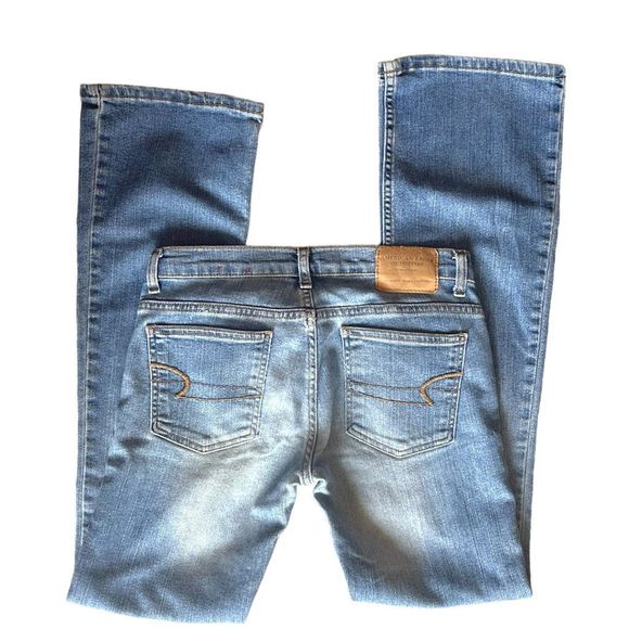 American Eagle Outfitters Denim - Vintage Y2K American Eagle Low Rise Flared Bootcut Jeans Light Wash Denim 2000s
